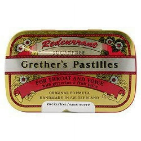 Sugarless Red Currant Pastilles by Grether's (3.75oz Pastilles)