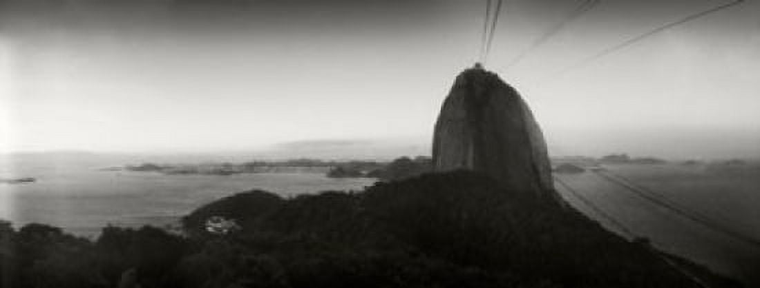 Sugarloaf Mountain at sunset Rio de Janeiro Brazil Canvas Art - Panoramic Images (15 x 6)