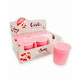 thumbnail image 1 of Sugarplum Cranberry Soy Votive Candles - Scented with Natural Fragrance Oils - 6 Pink Natural Votive Candle Refills - Christmas & Holiday Collection, 1 of 2
