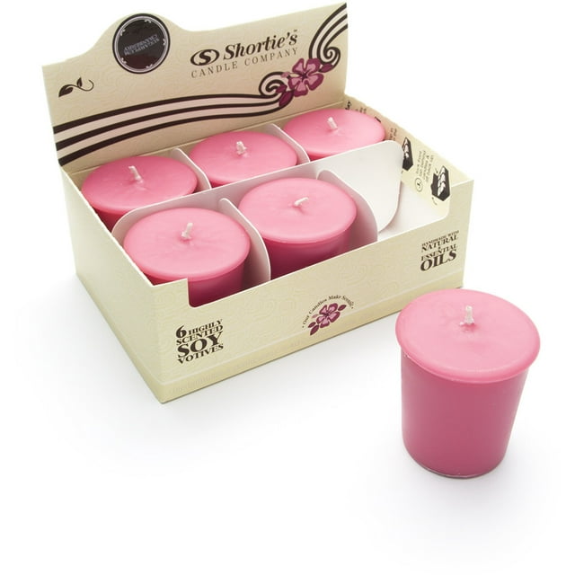 Sugarplum Cranberry Soy Votive Candles Scented with Natural Fragrance