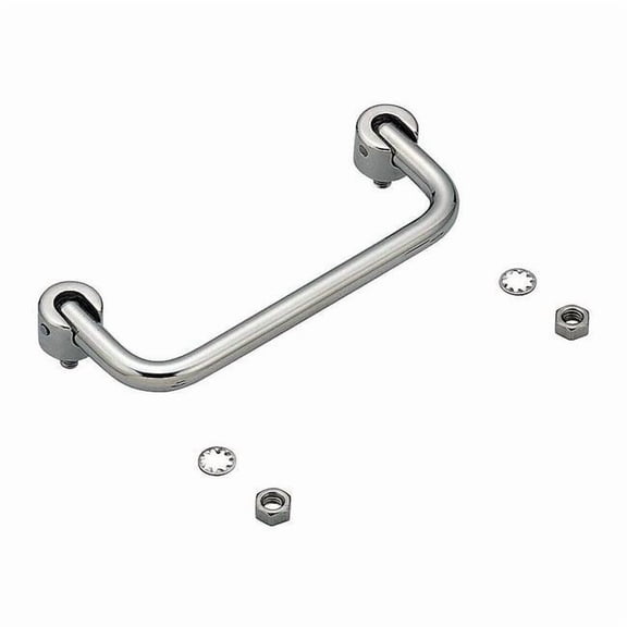 Sugatsune Folding Pull Handle, SS, Polished, Threaded Studs HK-120
