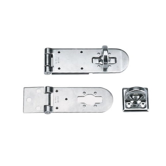 Sugatsune HP-635S 3-1/2" Screw-On Hinged Hasp