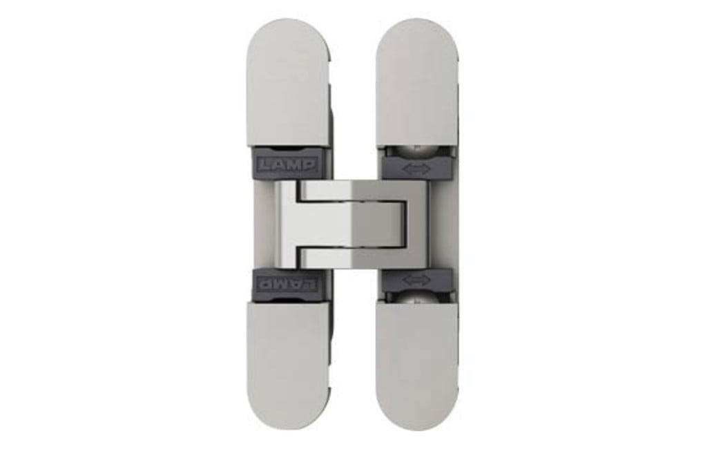 Nickel 3-Way Adjustable Concealed Cabinet Hinge