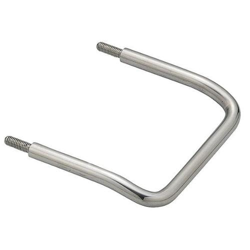 SUGATSUNE H-75-BL-100 Pull Handle, Threaded Studs, Polished, Polished, Threaded