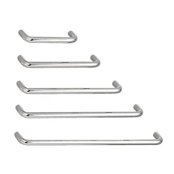 Sugatsune Pull Handle, 316 Stainless Steel, Satin, Satin, Threaded Holes SWF-640