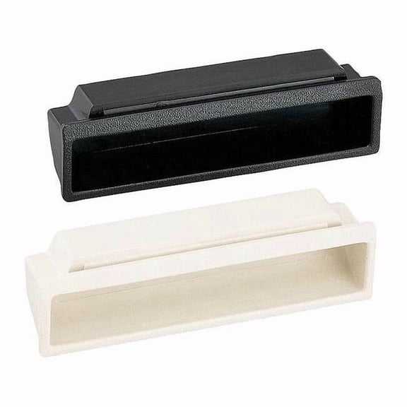 Sugatsune Recessed Pull Handle, Thermoplastic, Matte, Matte, Snap-in ATS-100-B