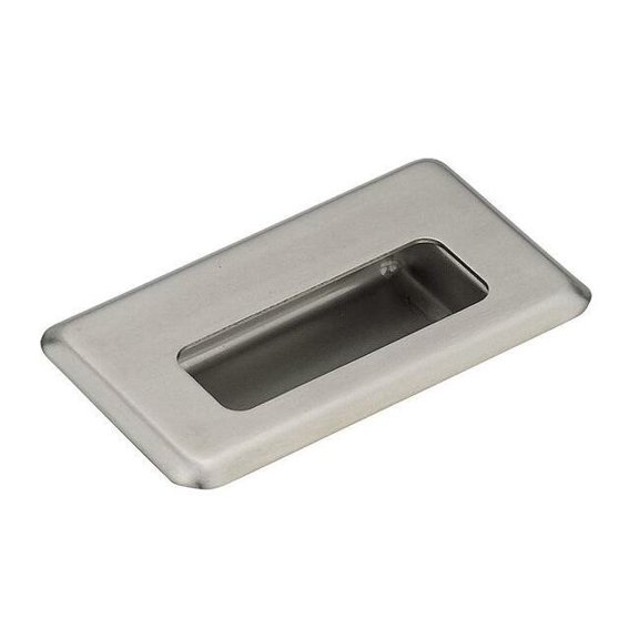 Sugatsune Recessed Pull Handle, Stainless Steel, Satin, Threaded Holes HH-FB-1/S