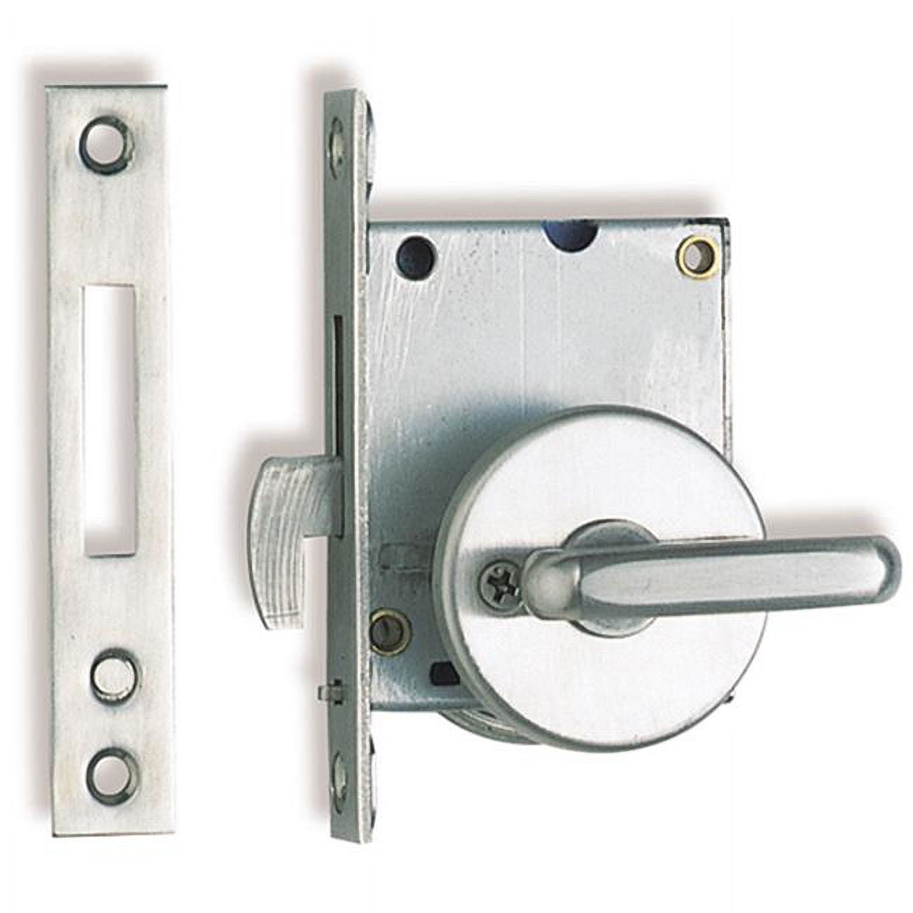 Sugatsune SUHC30L Large Lever Sliding Door Latch, Satin & Stainless