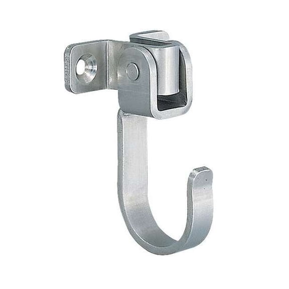 Sugatsune Swing Hook, Silver, SS, 1 13/32 in D 4CRY3