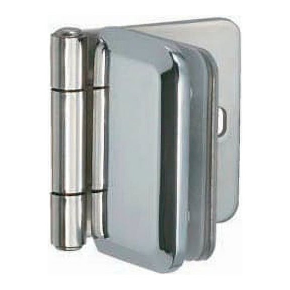 Sugatsune XL-GH03-48-0 Full Inset Screw-On Glass Cabinet Door Hinge with 26.4 Pound Weight Capacity