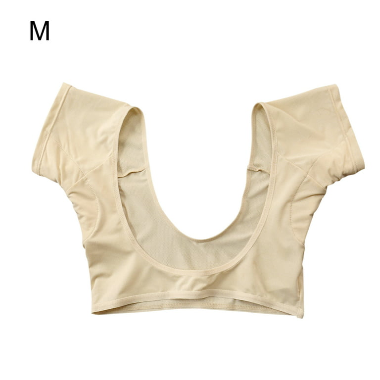Underarm Sweat Pads T-shirt Women Armpit Shape Reusable Sweat Pads  Washable~
