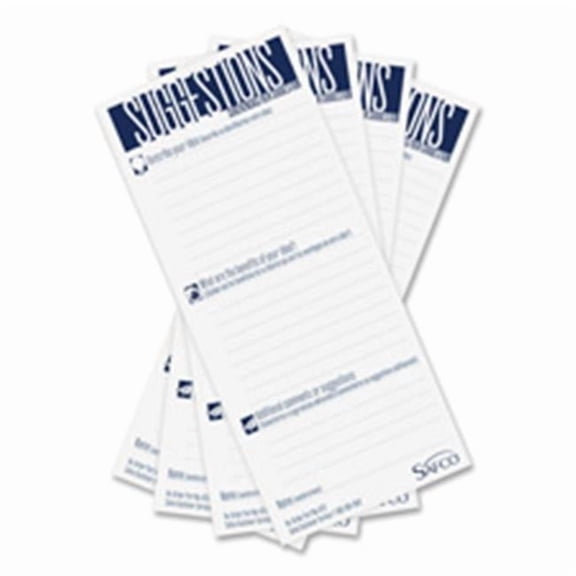 Suggestion Card Refills, 25-PK, White