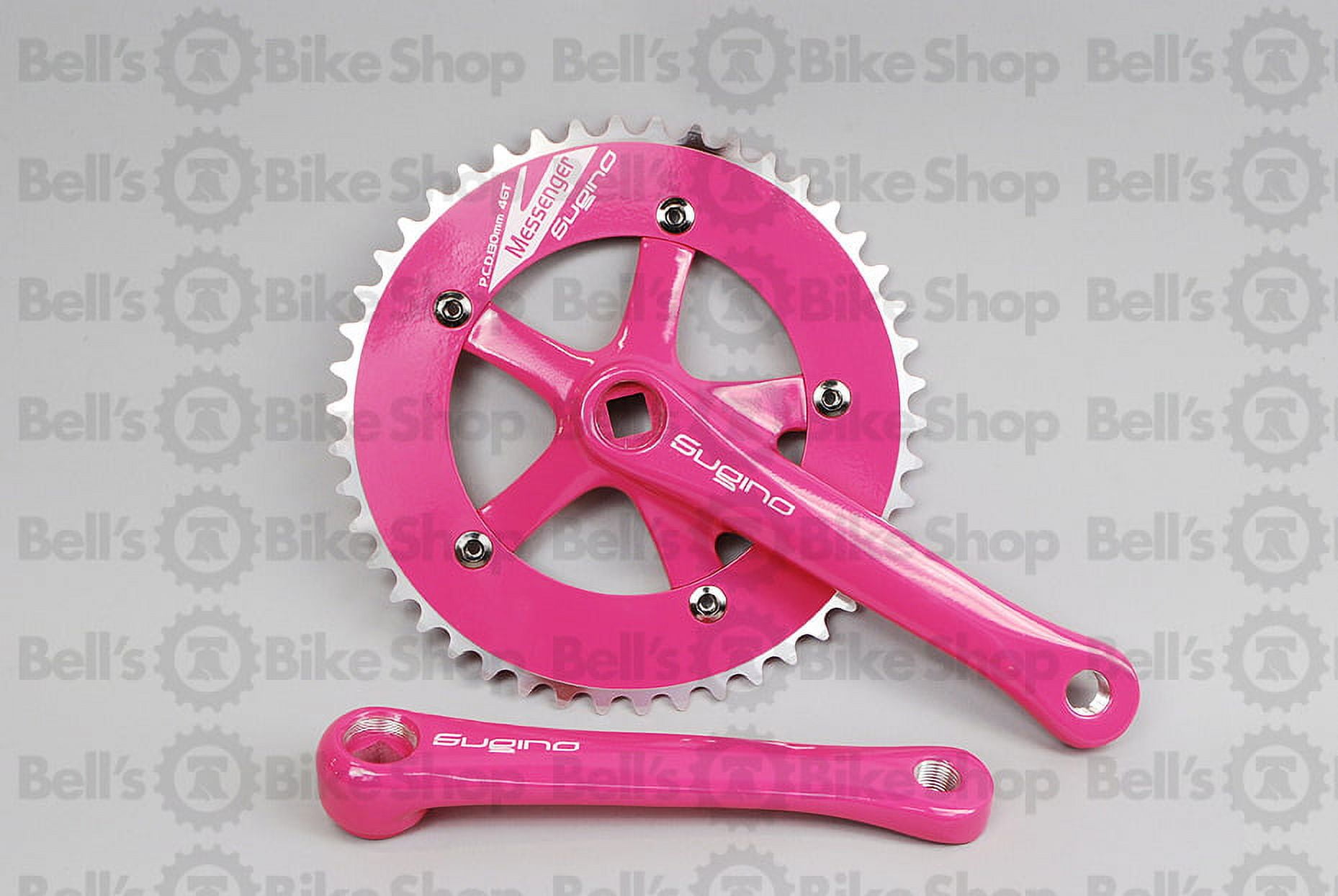 Sugino RD Messenger Crankset Hot Pink 170mm 46T 1 8 Track Fixed Single Speed Walmart