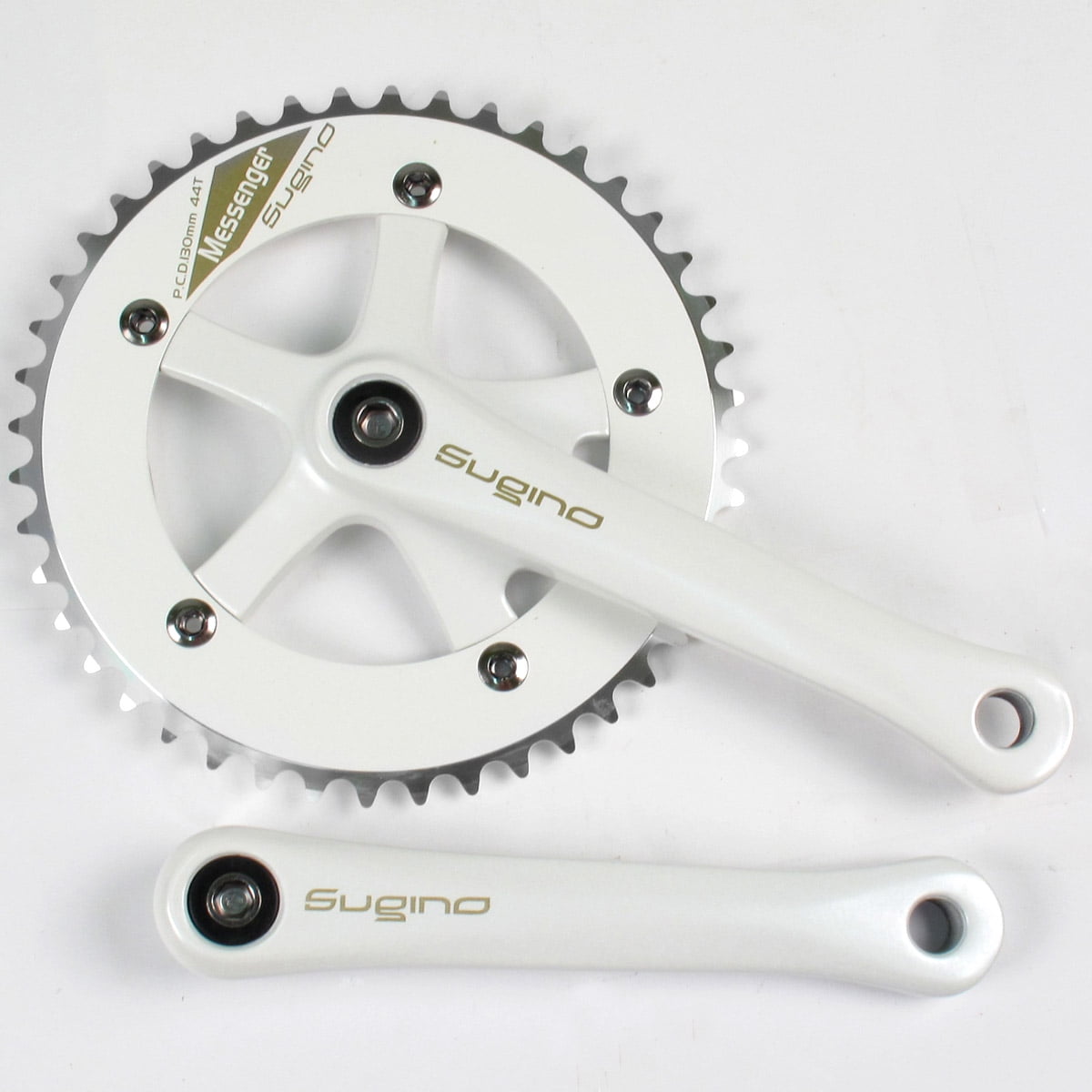 Sugino RD2 Messenger Crankset 170mm 44t White/White