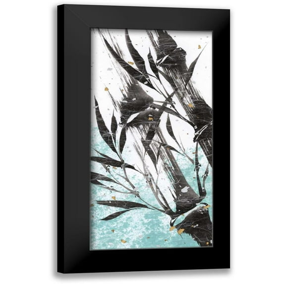 Sugita, Katsumi 11x18 Black Modern Framed Museum Art Print Titled - Kyotos Garden II