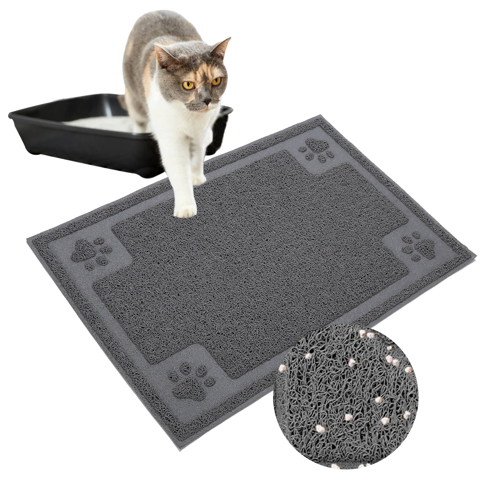 Litter tracking fashion mat