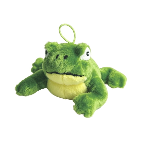 Suhaco Electric Plush Frog Cat Toy, Touch Activated Motion & Lifelike Croak Sound, Flannel Material for Indoor Cats
