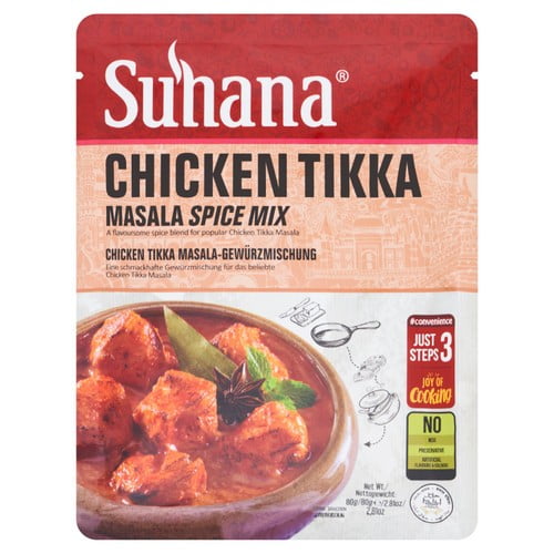 Suhana Chicken Tikka Spice Mix 80g, British Import (Pack of 2)