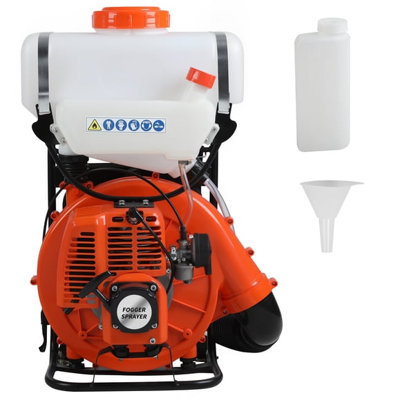 Suhire Backpack Sprayer, Gasoline Powered Cold Fogger, 20L Tank, 12m Spray Range, Agricultural Orchard Disinfection Sprayer