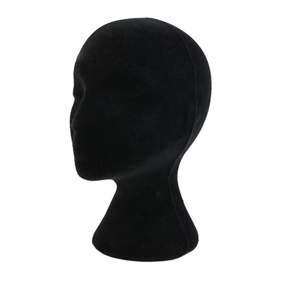 Suhire Display Mannequin Head, Foam Wig and Hat Model, Jewelry Show Stand for Retail Store, 53.5cm Circumference