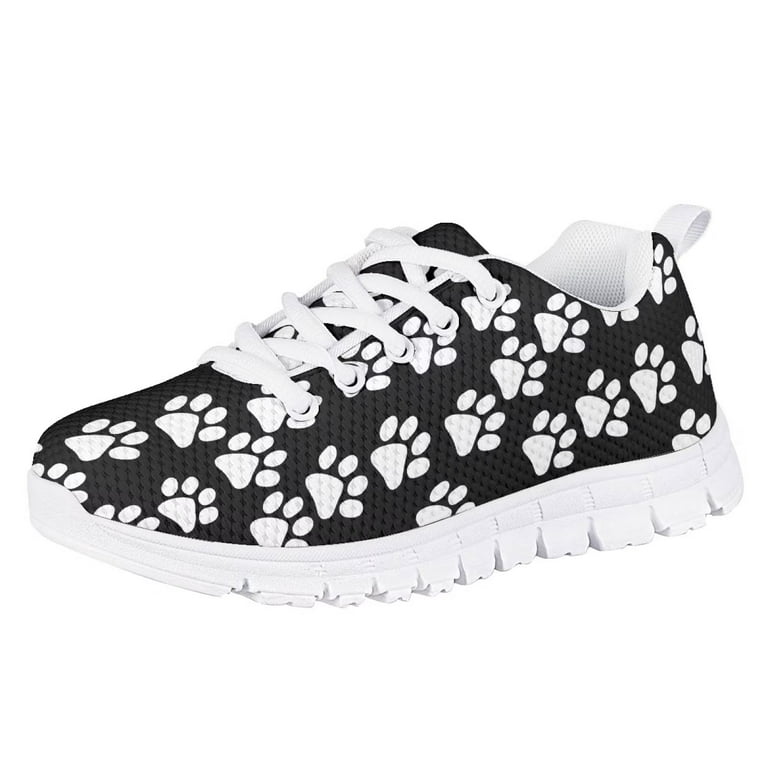 Designer Black Sneakers For Kids Soft Sole, Comfortable Lace