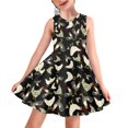 thumbnail image 1 of Suhoaziia Chicken Skater Dress for Girls Sleeveless Swing Midi T-Shirt Dress Size 13-14 Years A Line Skater Casual Twirly Dress for Dancing Hoilday Shopping, 1 of 5