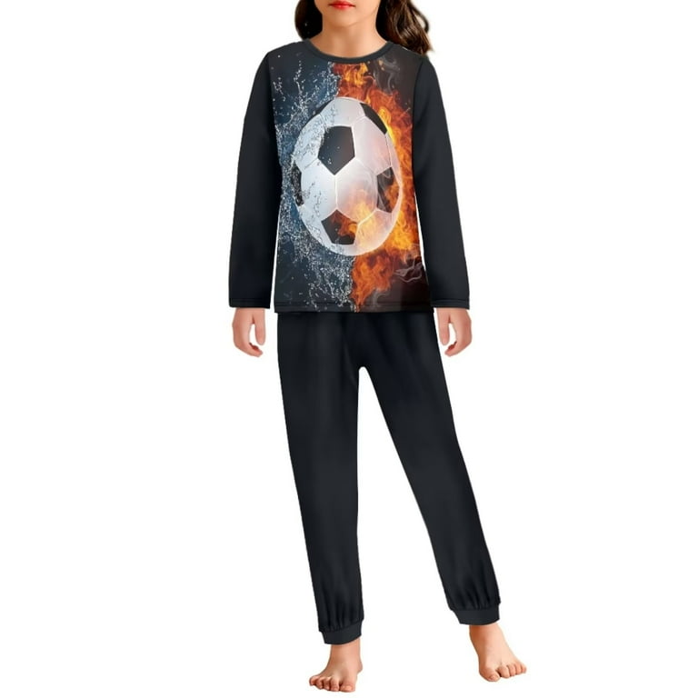 Girls football pjs sales