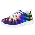 thumbnail image 1 of Suhoaziia Kids Shoes for School Boys Girls Tie Dye Print Rubber Flats Fall Comfortable Ultralight Preppy Lace Up Sneakers Size 12, 1 of 6