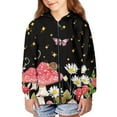 thumbnail image 1 of Suhoaziia Zipper Jacket for Boys Preppy Sweatshirt Sport Outfits Breathable Outwear Lightweight Coat Aesthetic Butterfly Mushroom Jacket 11-13T Teenagers Daily Wear Outdoor Cardigan Clothing, 1 of 5
