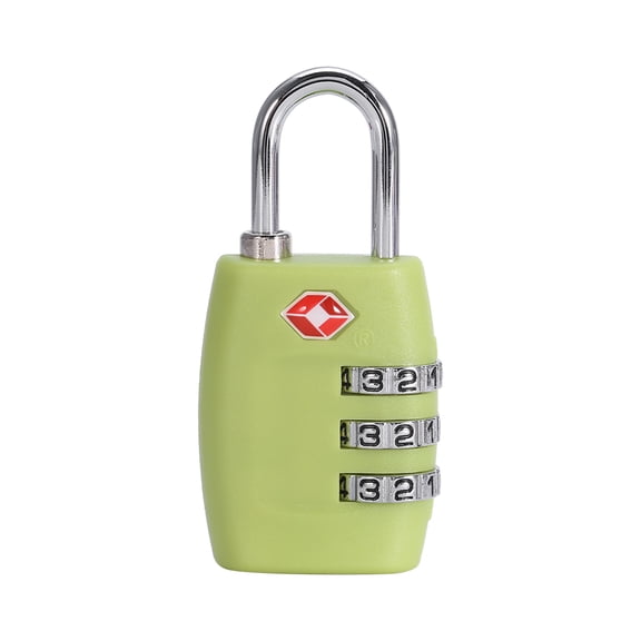 Suicase Lock 1PC Fashion Resettable Digit Combination Password Travel Luggage Suitcase Lock PadlockGreen