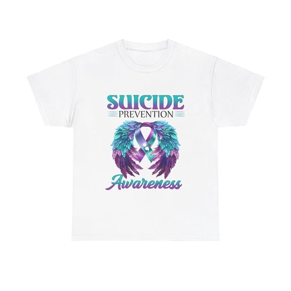 Suicide Awareness Shirt, Wings Ribbon Suicide Prevention Shirt ID-0628-WUWJ
