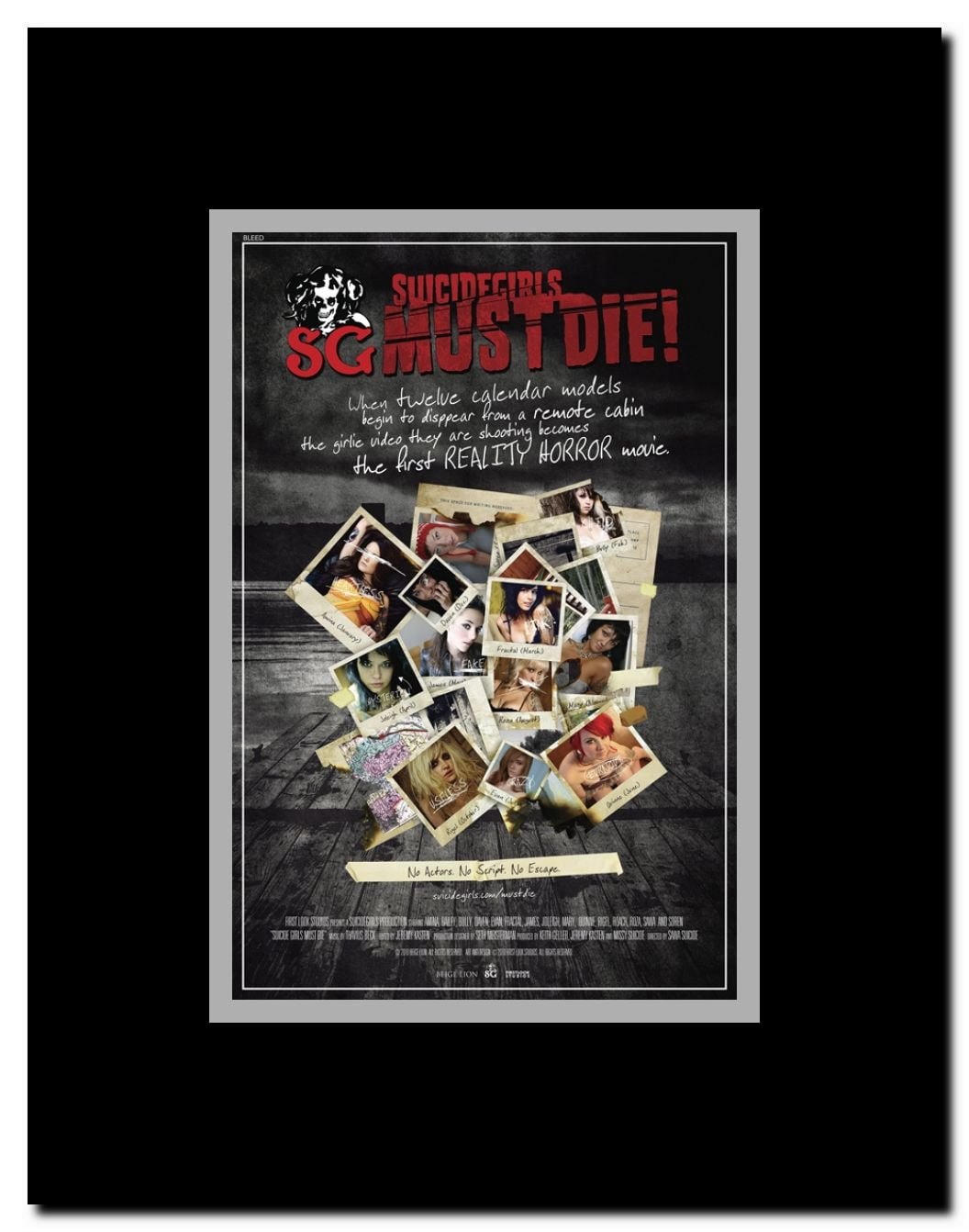 Suicide Girls Must Die! Framed Movie Poster