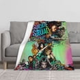 thumbnail image 1 of Suicide Harley Quinn Squad Blanket Luxury Soft Fuzzy Flannel Fleece Throw Blanket Decor Gift For Bed Sofa Couch Car 60x50in, 1 of 7
