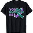thumbnail image 1 of Suicide Prevention 988 You Matter Awareness Ribbon T-Shirt, 1 of 3