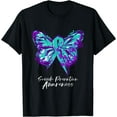 thumbnail image 1 of Suicide Prevention Awareness Butterfly Ribbon T-Shirt, 1 of 3