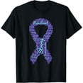 thumbnail image 1 of Suicide Prevention Awareness Month Ribbon With Strong Words T-Shirt, 1 of 3