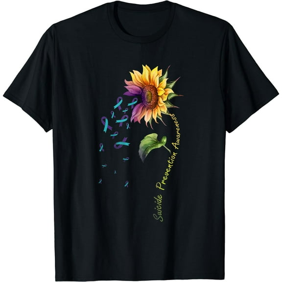 Suicide Prevention Awareness Sunflower Shirt