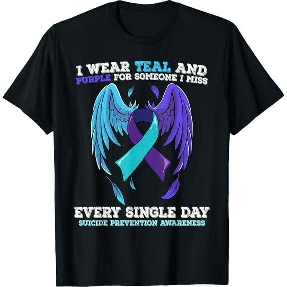 Suicide Prevention Awareness T-Shirt100% cotton short-sleeved shirt for both men and women