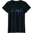 thumbnail image 1 of Suicide Prevention Awareness TShirts fo Women Heartbeat Happy Ribbon Support Graphic T-Shirt, 1 of 4
