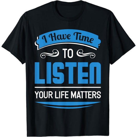 Suicide Prevention Mental Health Counselor & T Shirt Design T-Shirt