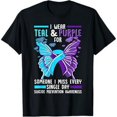 thumbnail image 1 of Suicide Prevention Shirt Suicide Awareness Ribbon Support T-Shirt, 1 of 7