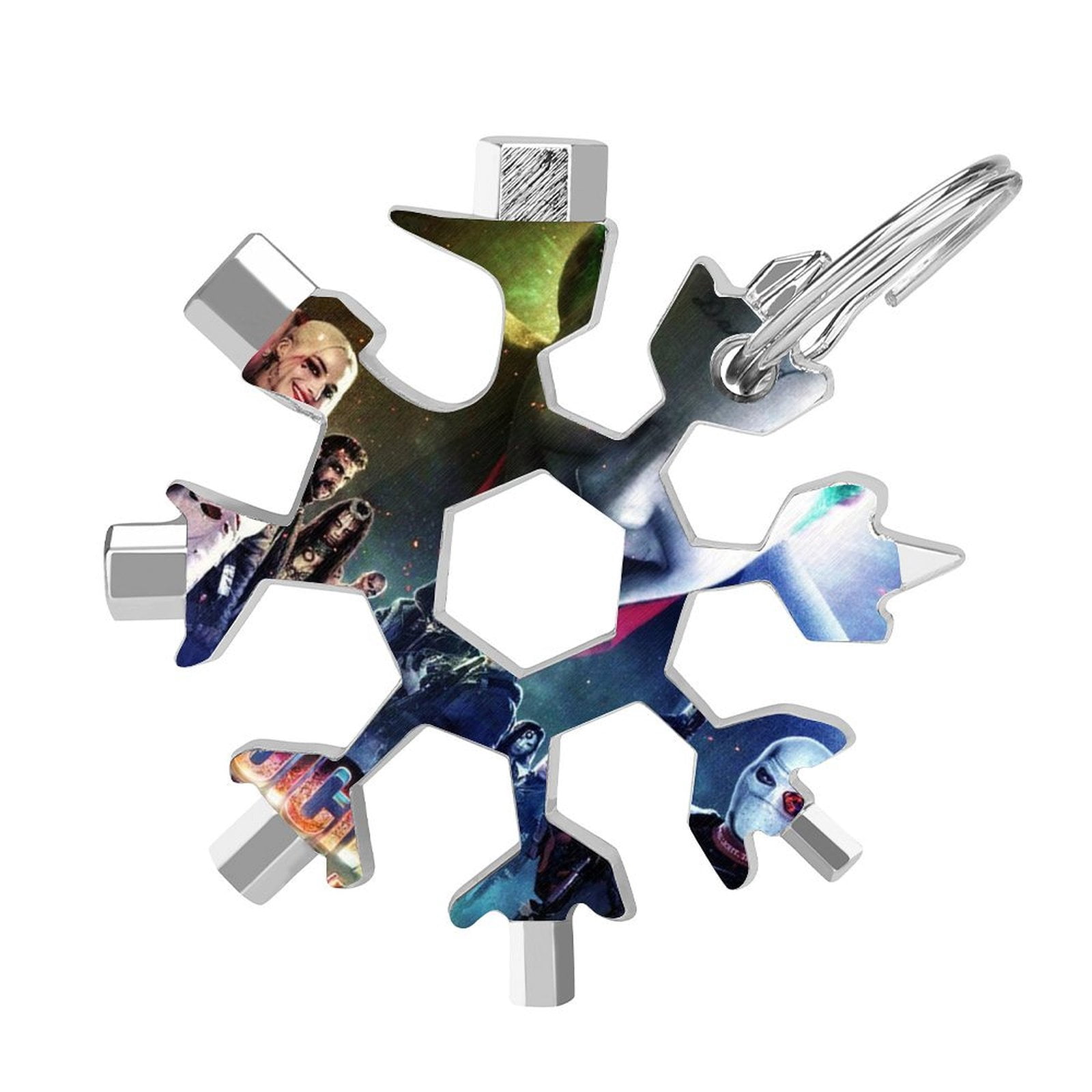 Suicide Squad 19-in-1 Snowflake Multi Tool, Bottle Opener/Flat Phillips ...