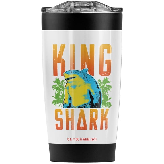 Suicide Squad 2/Shark Surf Stainless Steel Tumbler 20 oz Coffee Travel Mug/Cup, Vacuum Insulated & Double Wall with Leakproof Sliding Lid | Great for Hot Drinks and Cold Beverages