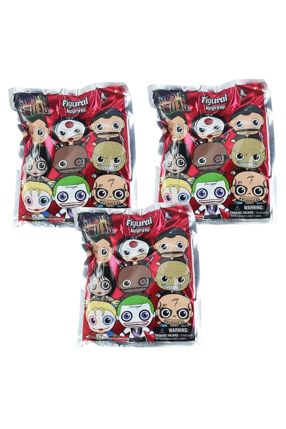 Blind Bag Key Chain, Lot of 3