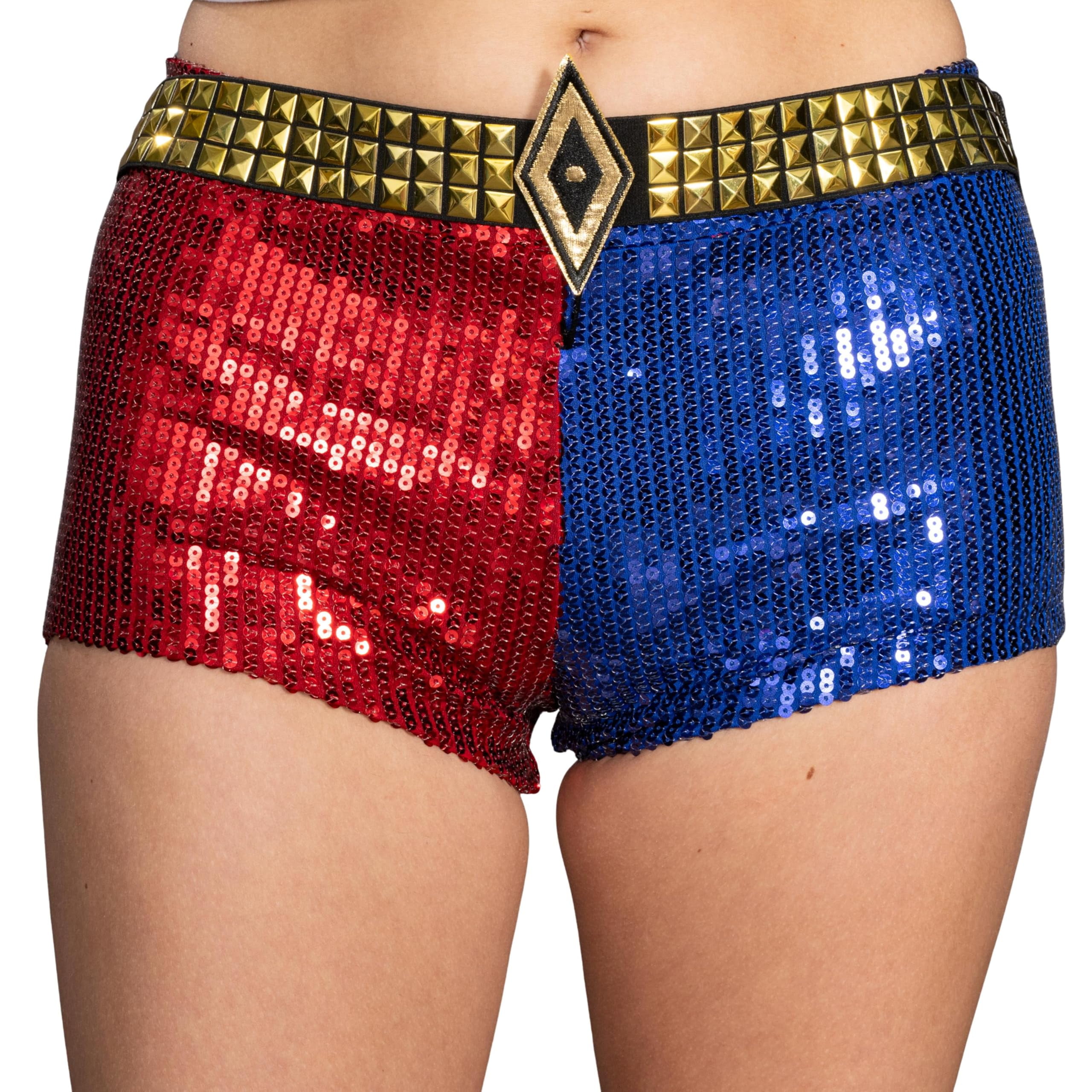 Suicide Squad Harley Quinn Shorts with Belt Costume for Women Halloween — free download