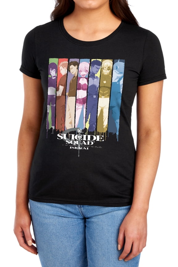 Isekai Line Up Women's T Shirt, Black, Medium