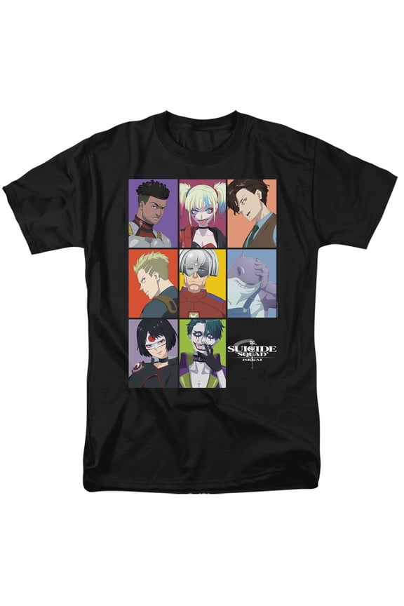 Isekai Portraits Unisex Adult T Shirt, Black, 2X-Large