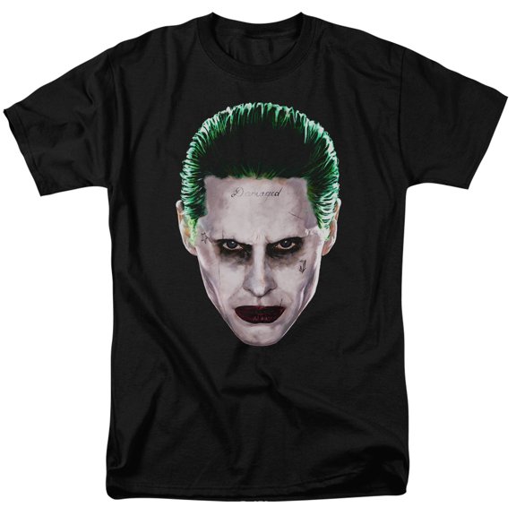 Suicide Squad Joker Head Unisex Adult T Shirt For Men And Women