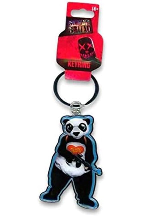 Suicide Squad Panda Man Metal Keychain
