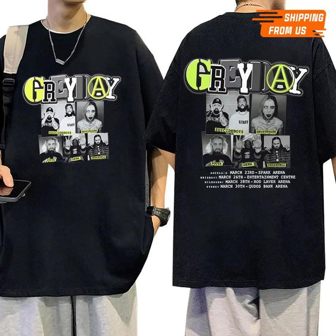 Suicideboy Gray Day 2024 Tour TShirt, Suicideboys G59 Sweatshirt